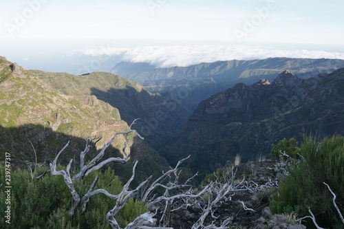 Obraz na płótnie Pico Ruivo Madeira Portugal w salonie
