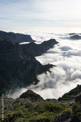 Obraz na płótnie Pico Ruivo Madeira Portugal w salonie