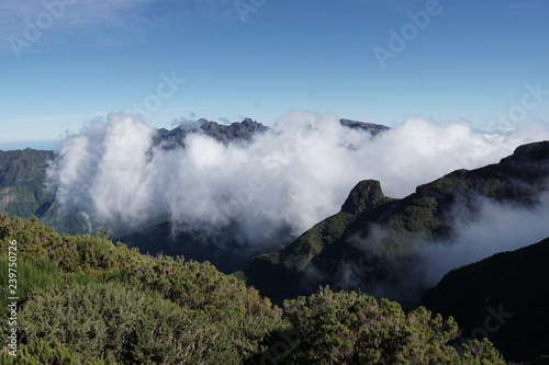 Obraz na płótnie Pico Ruivo Madeira Portugal w salonie