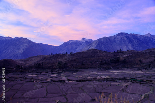 Sunset in Peru