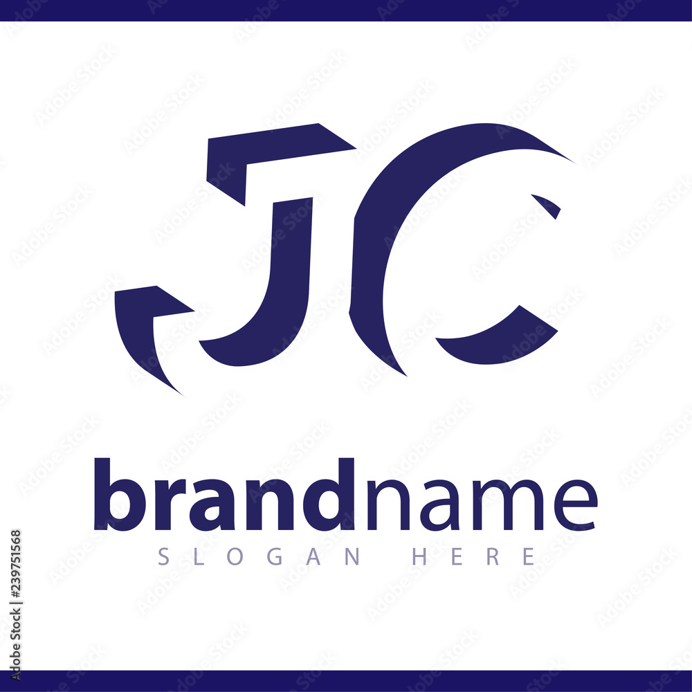 I C initial letter with negative space logo icon vector template I C initial letter with negative space logo icon vector template