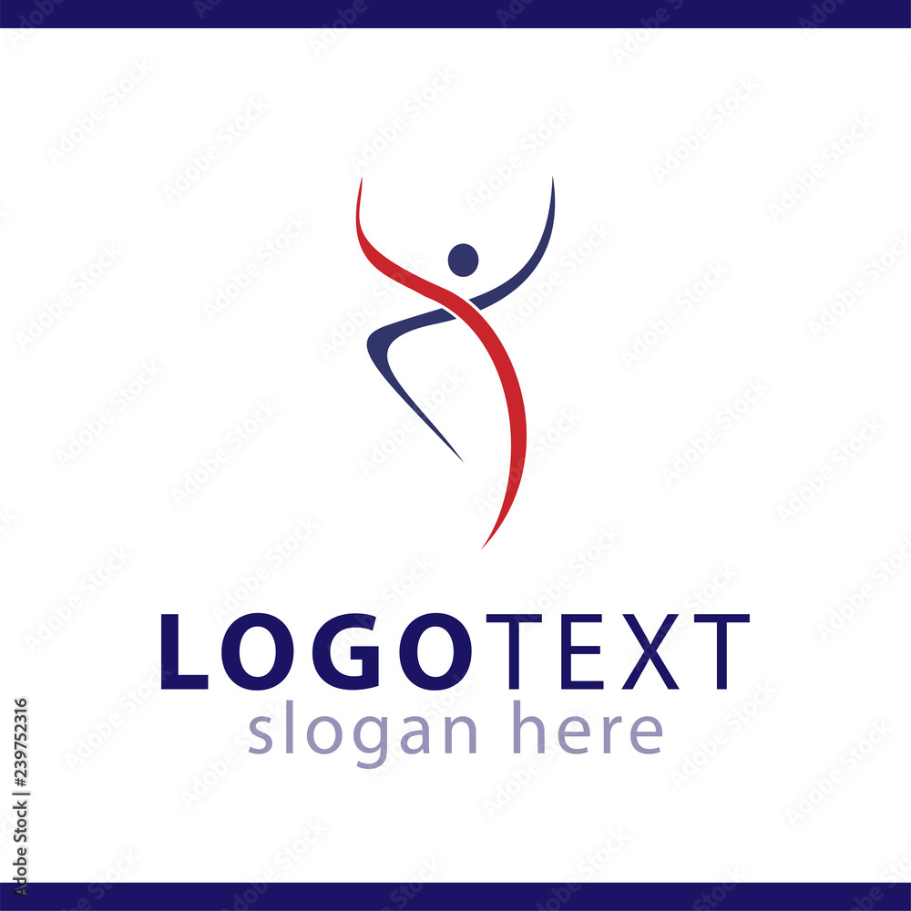 dance people logo vector template dance people logo vector template