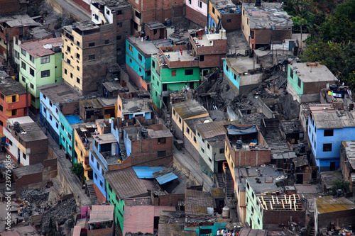 The city of Lima in Peru. Houses roads and cars © Claudio Quacquarelli