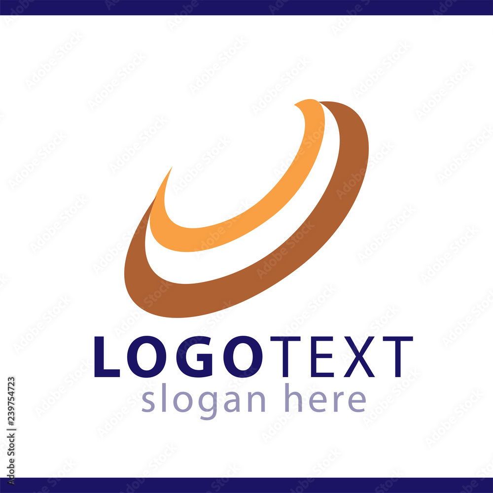 Fototapeta premium Abstract O letter logo