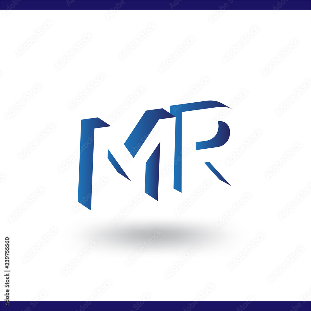 MR initial letter with negative space logo icon vector template MR initial letter with negative space logo icon vector template