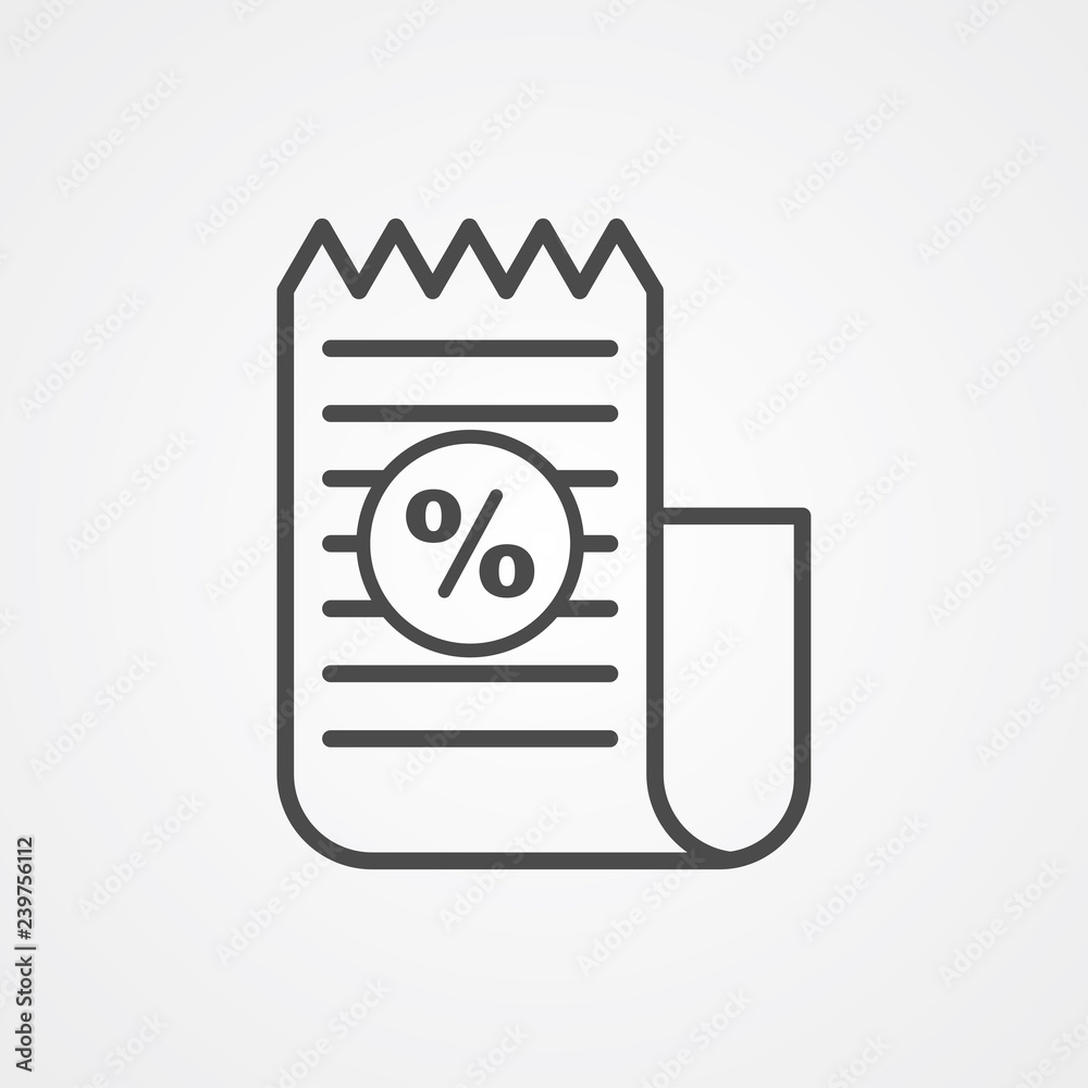 Invoice vector icon sign symbol Invoice vector icon sign symbol