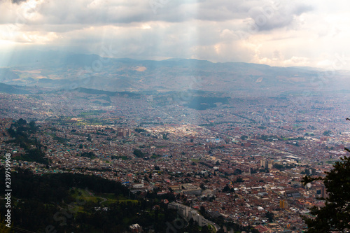 Vista panor  mica Bogot   Colombia