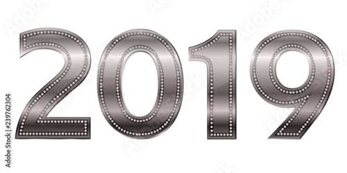 2019　新年　西暦　アイコン