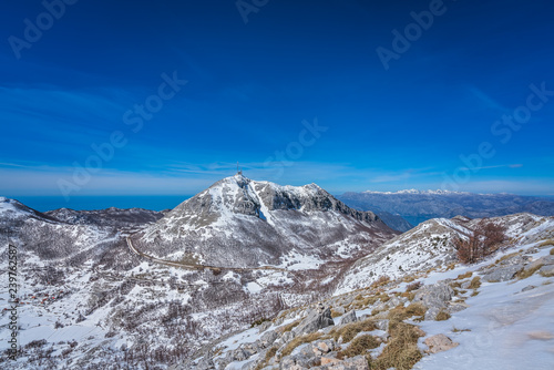 Shtirovnik peak with communication towers photo