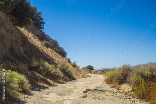 Rugged Trail in California Mountains