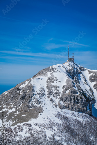 Stirovnik peak in the Lovcen National Park