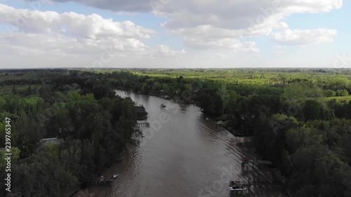 drone flight woods