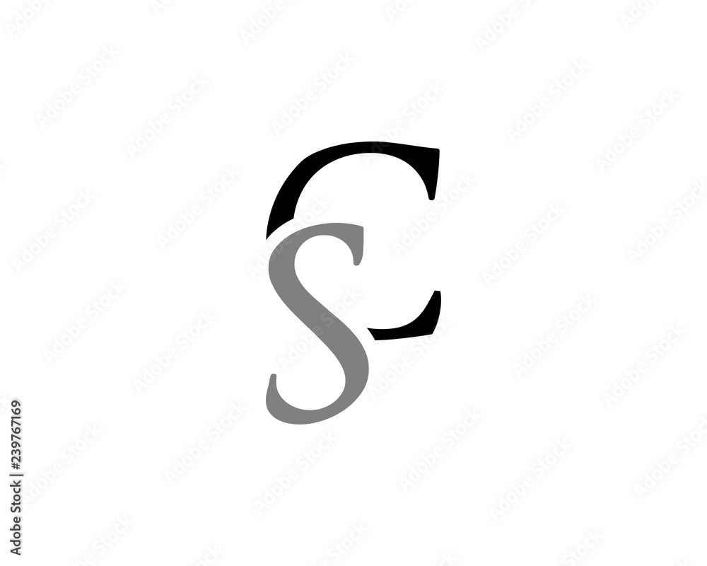 CS Letter Logo Design Template Element Vector CS Letter Logo Design Template Element Vector