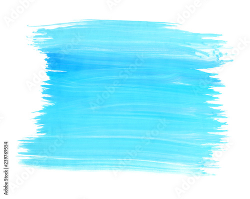 A fragment of the light blue color background painted with watercolors