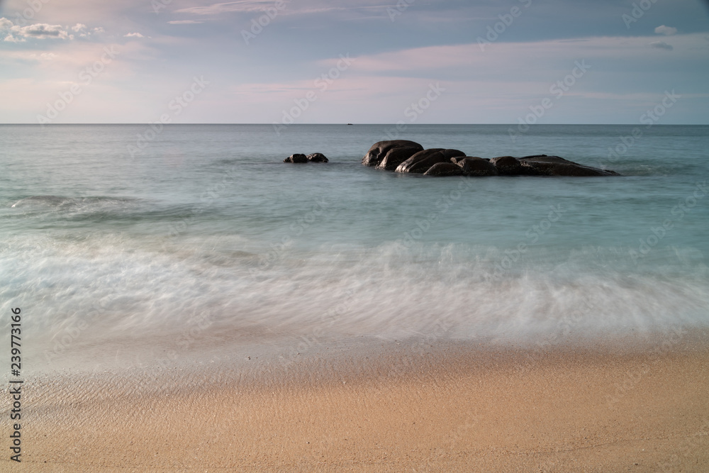 Khao Lak Beach, Thailand. Long exposure Khao Lak Beach, Thailand. Long exposure