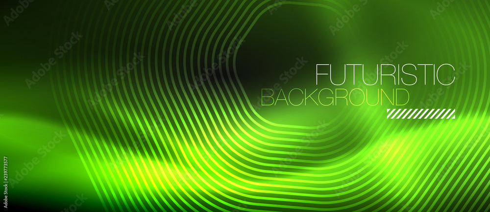 Neon glowing lines, magic energy space light concept, abstract background wallpaper design Neon glowing lines, magic energy space light concept, abstract background wallpaper design