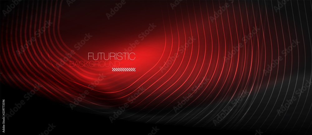 Neon glowing lines, magic energy space light concept, abstract background wallpaper design Neon glowing lines, magic energy space light concept, abstract background wallpaper design