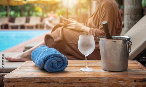 Holiday week end on  pool villa beach side