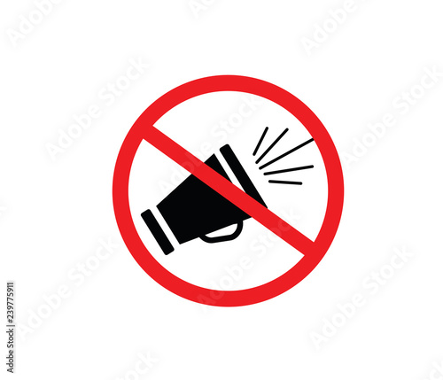 Horn not allowed icon