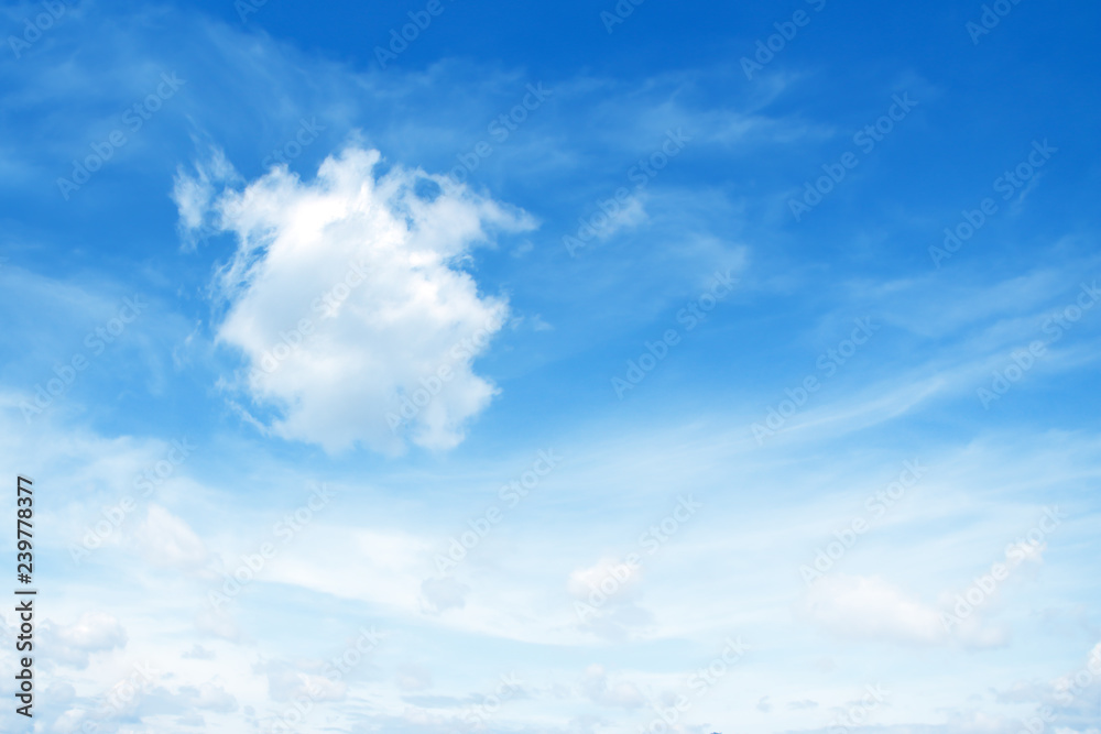 Dim cloud in the blue sky background Dim cloud in the blue sky background