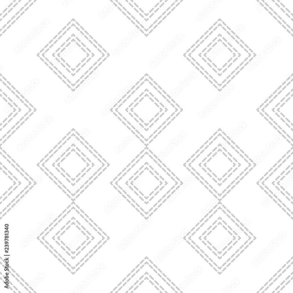 Figures of several rectangles from the dash. Trendy seamless pattern designs. Vector geometric background. Can be used for wallpaper, textile, invitation card, wrapping, web page background.