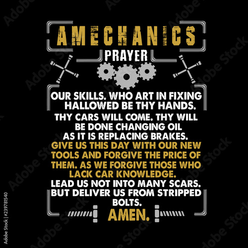 Mechanic Quote and Saying Best Graphic for your goods