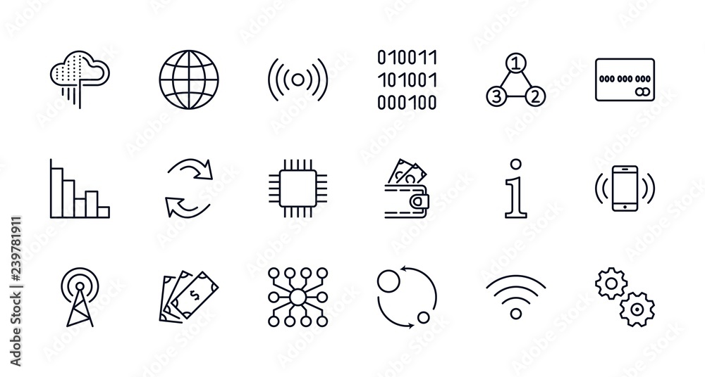 Set of Data Analysis Related Technology Vector Line Icons. Contains such Icons as Charts, Wi-fi, Graphs, Traffic Analysis, Big Data and more. Editable Stroke. 32x32 Pixel Perfect Set of Data Analysis Related Technology Vector Line Icons. Contains such Icons as Charts, Wi-fi, Graphs, Traffic Analysis, Big Data and more. Editable Stroke. 32x32 Pixel Perfect