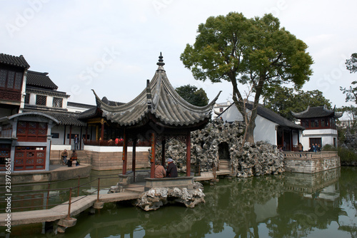 Lion Grove Garden is a famous tourist attraction in Suzhou  China.