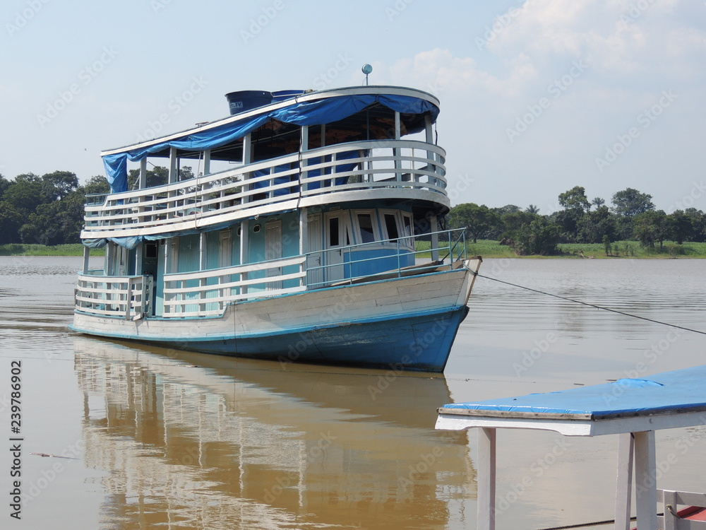Fototapeta premium AMAZONIAN BOAT