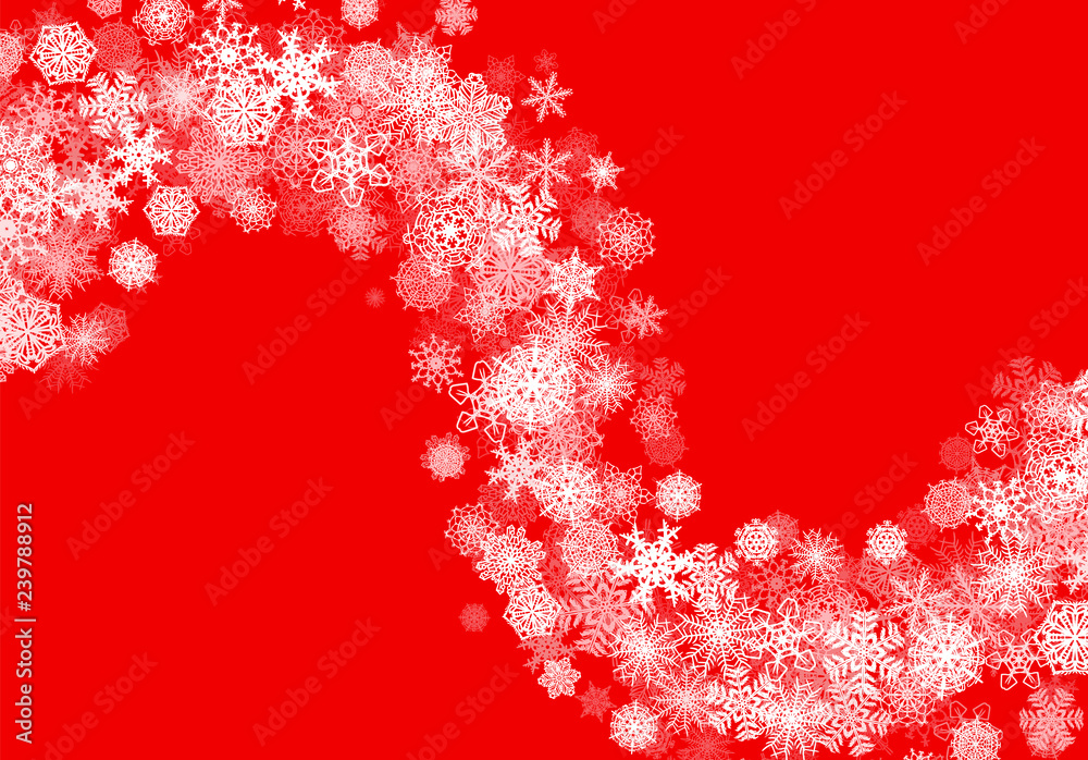 Christmas snow background with scattered snowflakes falling in winter sky for New Year or Xmas celebration Christmas snow background with scattered snowflakes falling in winter sky for New Year or Xmas celebration