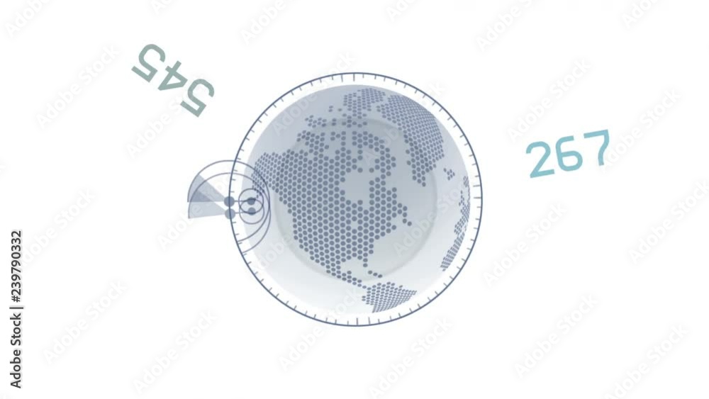 4k global GPS earth city map military Radar GPS screen display