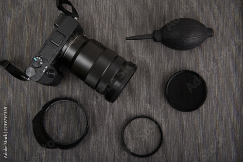 Fotografia camera, filters and accessories