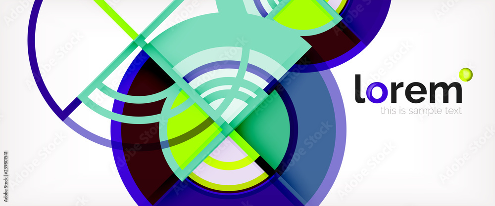 Obraz premium Modern geometric abstract background