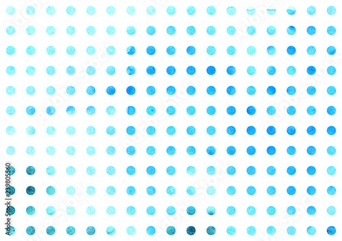 水彩の水玉模様の背景