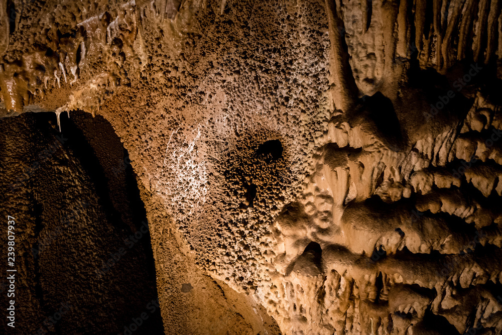 Obraz premium Stalagmit in the cave.