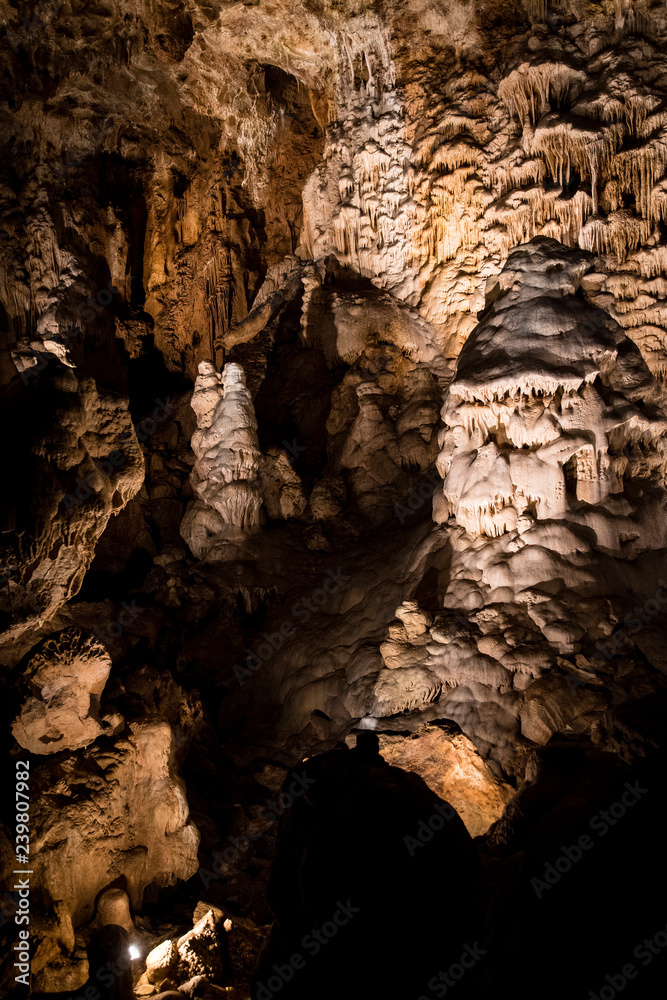 Obraz premium Stalagmit in the cave.