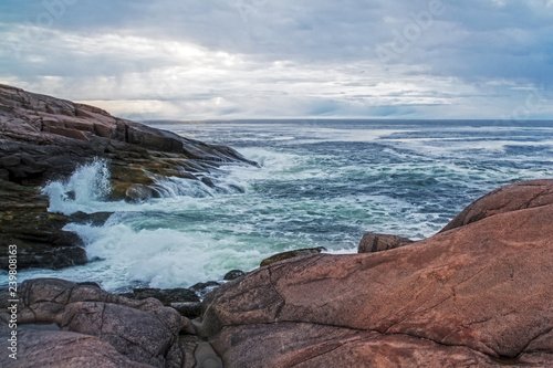 Night of polar day on Barents Sea