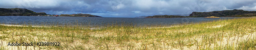 Panorama of Barents coast