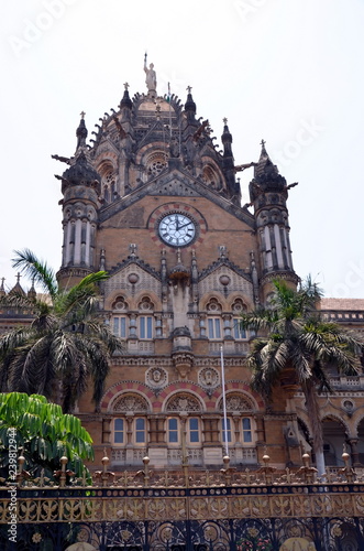 Chatrapati Shivaji Terminus earlier known as Victoria Terminus in Mumbai, India. It was built in 1878