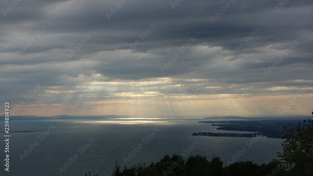 Sunset over Bodesee