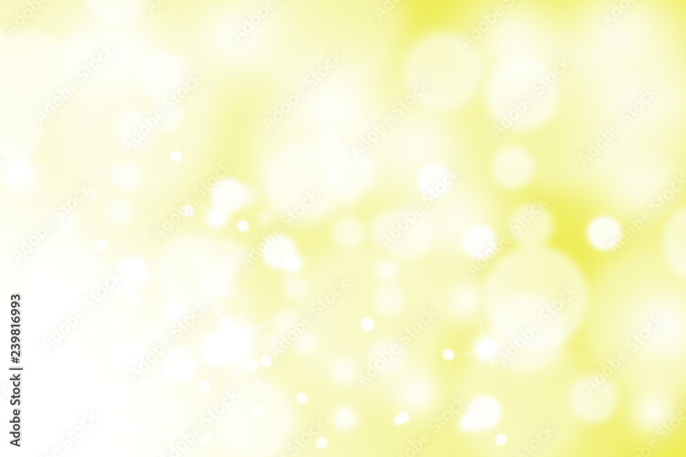 abstract yellow background with bokeh