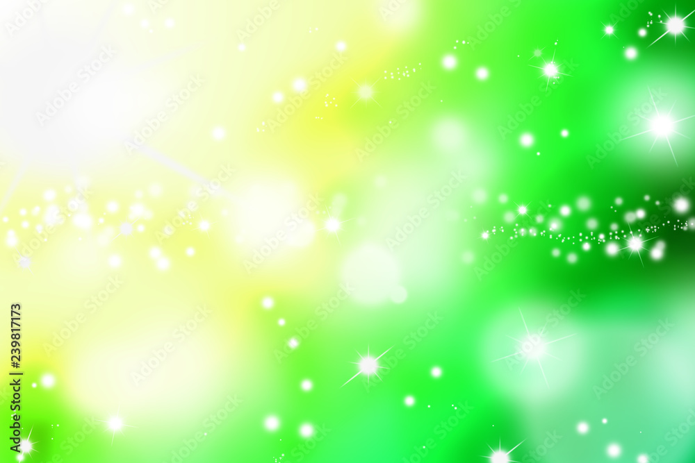 abstract background with bokeh, yellow and green color background