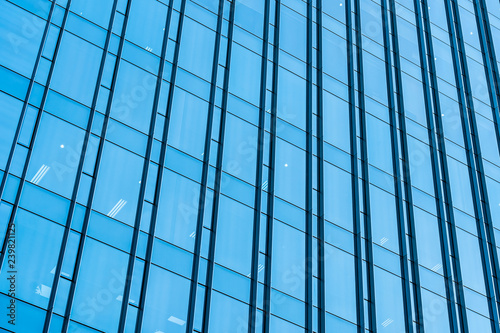 Beautiful business office building skyscraper with window glass