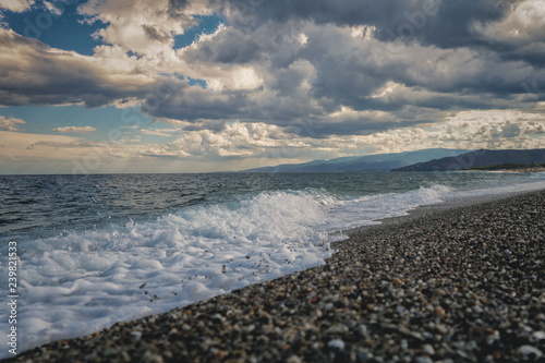 Ionean sea at South of Italy at Calabria photo