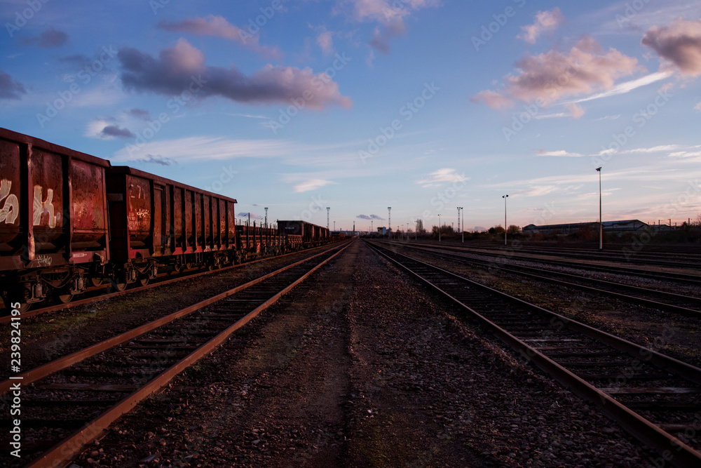 Fototapeta premium ferrocarril
