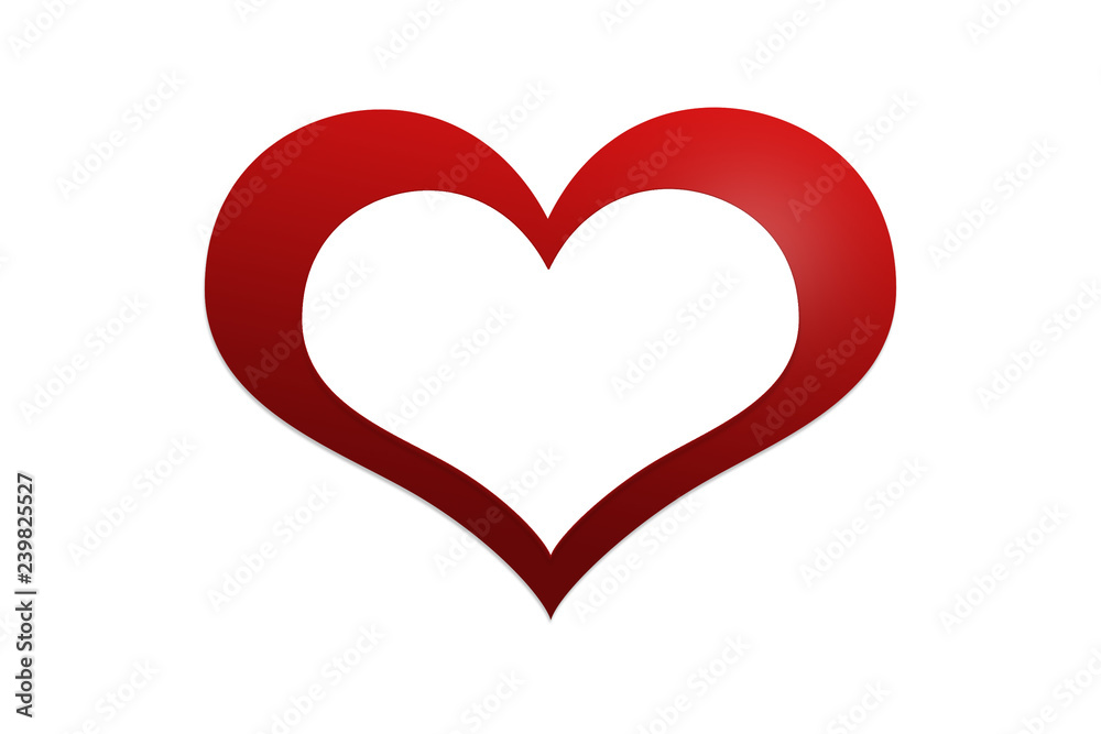 Valentines day background; isolated heart cutout; love concept Valentines day background; isolated heart cutout; love concept