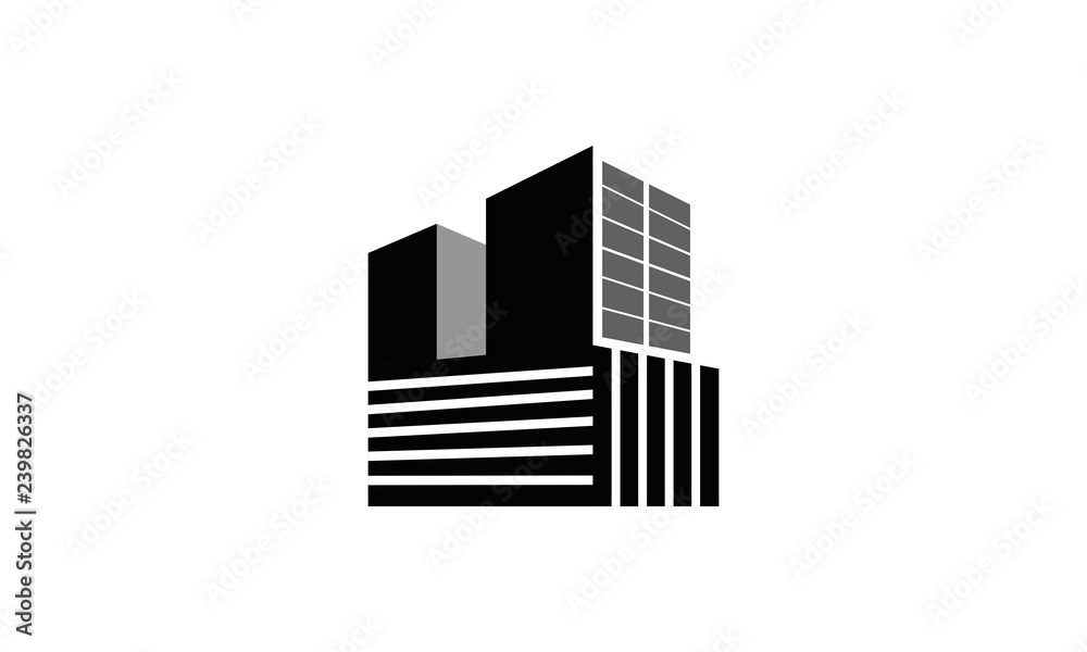 office skyscraper building logo office skyscraper building logo