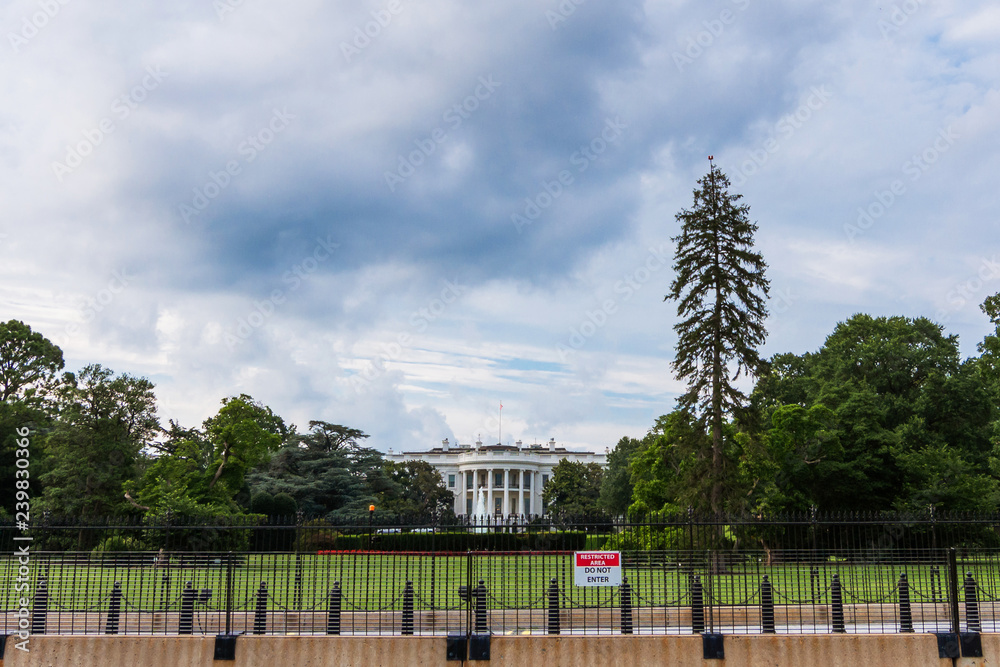 The White Hous of US President in Washington D.C. The White Hous of US President in Washington D.C.