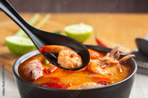 (Tom Yum Kung) Home made Thai Recipe.