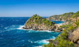 Porquerolles island rocks and sea view